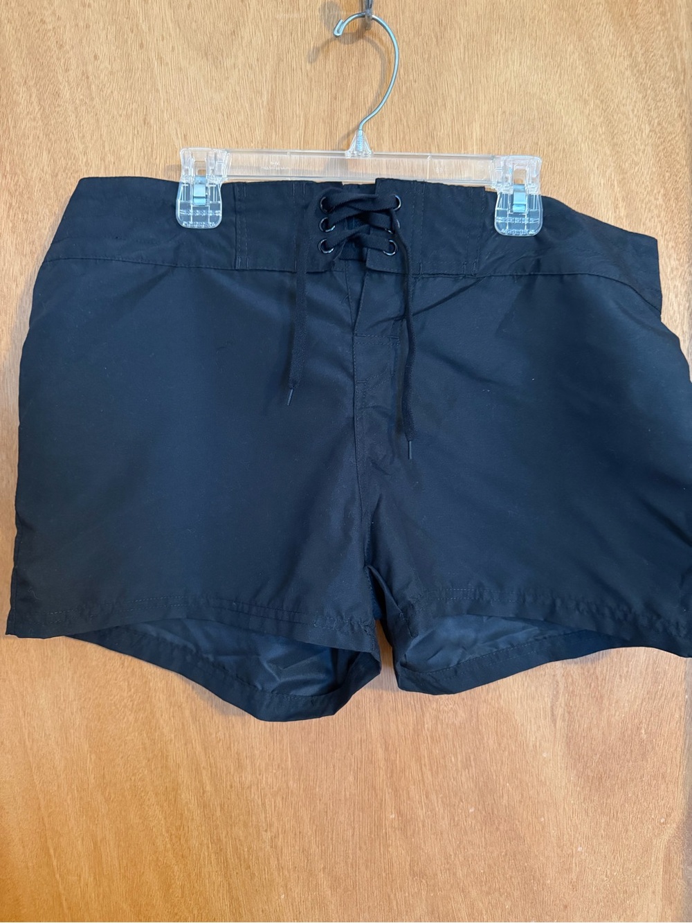 Island Escape Black Lace-Up Women’s Shorts